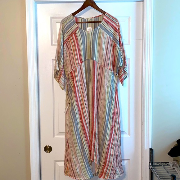 Krazy Kat light striped dress XL - Picture 1 of 7